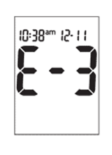 Accu-Chek Performa Error code E-3