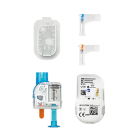 Image of Accu-Chek Solo consumables.